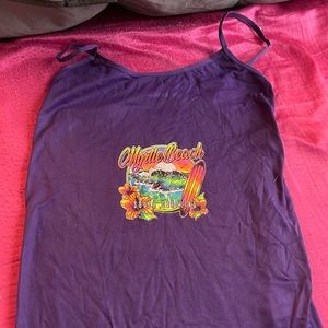 purple myrtle beach tank